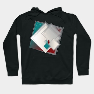 Playful fibonacci squares Hoodie